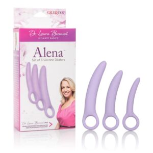 California Exotic Novelties Dr. Laura Berman Alena Set of 3 Silicone Dilators - Image 3