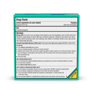 Opill Daily Oral Birth Control Pills, Progestin-Only, 1 Month, 28 Count - Image 11
