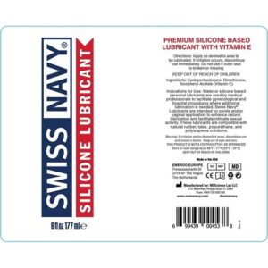 Swiss Navy Silicone Lubricant 1 Gallon - Image 3
