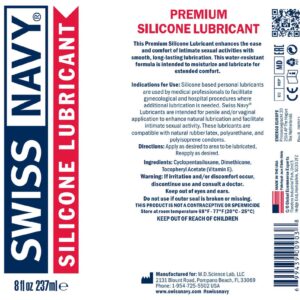 Swiss Navy Silicone Lubricant 1 Gallon - Image 4