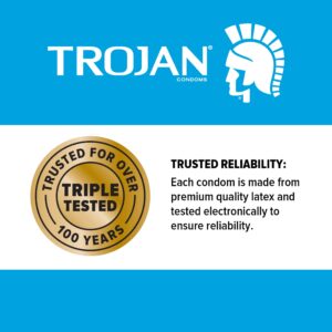 Trojan Ultra Ribbed Ecstasy Lubricated Condoms Value Pack, 26 Count - Image 5
