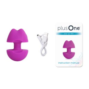 plusOne Travel Vibrating Pop-up Vibe, 10 Vibration Settings, Waterproof Vibrator - Image 11