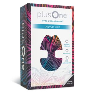 plusOne Travel Vibrating Pop-up Vibe, 10 Vibration Settings, Waterproof Vibrator - Image 17