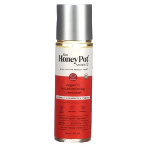 The Honey Pot Company Organic Moisturizing Lubricant, Organic Strawberry, 2 fl oz (59 ml) - Image 3