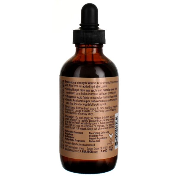 PURA D’OR 20% Vitamin C Serum 4 Fl Oz
