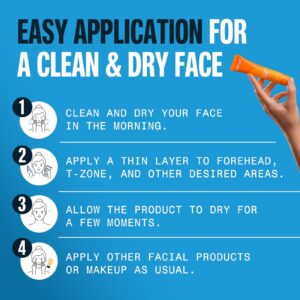 Carpe Sweat Absorbing Face Lotion Plus Oily Face Control, Matte Finish Face Lotion,1.35 fl oz - Image 3