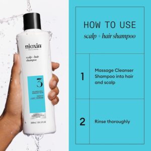 Nioxin Scalp + Hair Thickening System 3 Shampoo 10.1 oz - Image 5