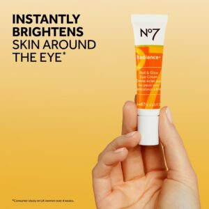 No7 Radiance+ Bright Eye Roll-on Eye Cream with Caffeine for Dark Circles & Puffiness, 0.5 oz - Image 6