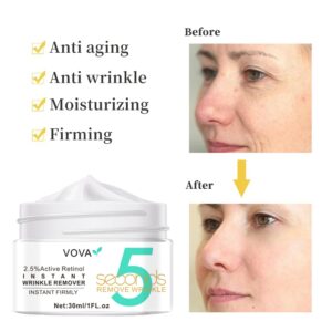 Eye Creams for Anti-Aging - 5 Seconds Instant Effect, Anti Aging Fade Wrinkle Fast Absorption Expertise Wrinkle Remover Cream Face Essence Cream, 1oz - Image 7