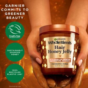 Garnier Whole Blends Deep Moisturizing Hair Styling Gel with Honey Jelly, Wavy Hair, 13.5 fl oz - Image 8