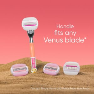 Venus Miami ComfortGlide Sunset 4 Count and ComfortGlide plus Olay 2 Count, 6 Total Women’s Razor Blade Refills - Image 4