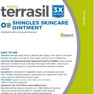 Terrasil Shingles Skincare Treatment, All-Natural, Anti-Itch & Pain Relief Rash Outbreak Cream, 45gm - Image 9