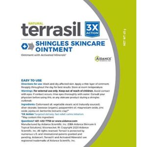 Terrasil Shingles Skincare Treatment, All-Natural, Anti-Itch & Pain Relief Rash Outbreak Cream, 45gm - Image 12