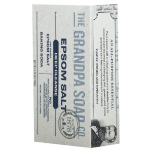 The Grandpa Soap Co. Face & Body Bar Soap, Epsom Salt, 4.25 oz (120 g) - Image 5