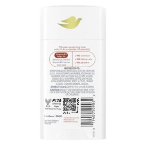 Dove VitaminCare+ Aluminum Free Deodorant Stick for Women Coconut & Shea, 2.6 oz - Image 6