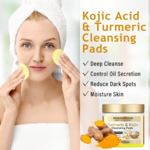 Turmeric Kojic Acid Cleansing Pads, Remove The Excess Epidermis 70PCS - Image 5