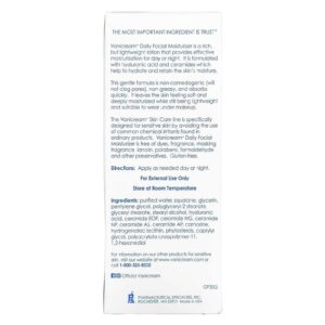 Vanicream Daily Facial Moisturizer For Sensitive Skin, Hyaluronic Acid & Ceramides 89 ml / 3 oz - Image 4