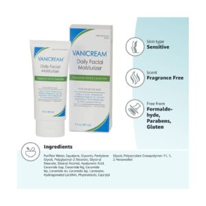 Vanicream Daily Facial Moisturizer For Sensitive Skin, Hyaluronic Acid & Ceramides 89 ml / 3 oz - Image 5