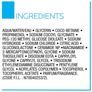 La Roche-Posay Mela B3 Gel Cleanser with Melasyl + Niacinamide, 6.76 fl oz - Image 3