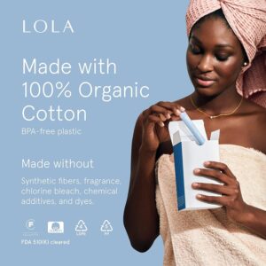 LOLA Super Plus Organic Tampons - 32 Count, Unscented, FSA/HSA Approved - Image 5