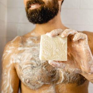 Dr. Squatch Men's Soap Variety 4 Pack - Men's Natural Bar Soap - Coconut Castaway, Alpine Sage, Fresh Falls, Eucalyptus Greek Yogurt - Image 4