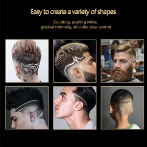 KEMEI Cordless Hair Clippers for Men with LED Display Hair Cut Grooming Kit Trimmer Machine, KM-1990 - Image 8