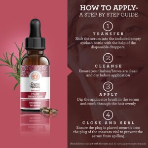 GuruNanda Natural Eyelash Enhance Serum with Dropper & Brush - 2 oz - Image 8