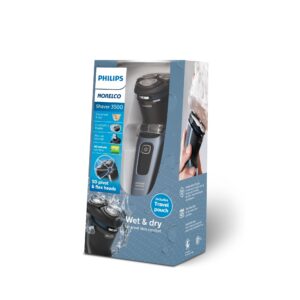 Philips Norelco Shaver 3500, Rechargeable Wet & Dry Electric Shaver with Pop-Up Trimmer and Storage Pouch, S3212/82 - Image 8