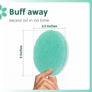 Impresa 6-Pack Double Sided Body Sponge – Buff Puff Style Exfoliating Pads