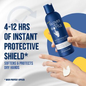 Gloves In A Bottle Shielding Lotion (One- 2 fl oz-60 ml & One - 8 fl oz-240 ml) With Pump Great for Dry Itchy Skin! Grease-less and Fragrance Free! - Image 5