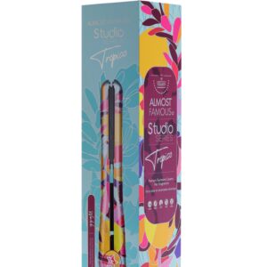 Almost Famous - 1.25 inch Tropico Studio Flat Iron with Waterprint Design - Waikiki - Image 3