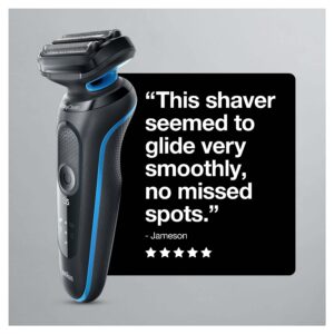 Braun Series 5 5018s Rechargeable Wet Dry Men's Electric Shaver with Charging Stand - Image 5