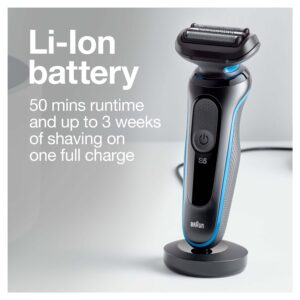 Braun Series 5 5018s Rechargeable Wet Dry Men's Electric Shaver with Charging Stand - Image 6
