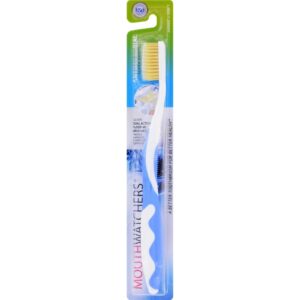 Doctor Plotkas Mouth Watchers Antimicrobial Soft Bristle Adult Toothbrush Green, 1 Ea - Image 1