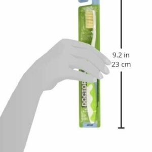 Doctor Plotkas Mouth Watchers Antimicrobial Soft Bristle Adult Toothbrush Green, 1 Ea - Image 2