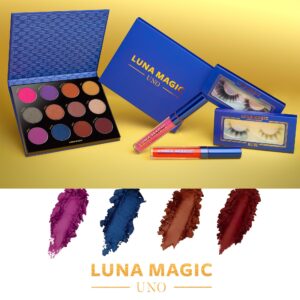 Luna Magic Shadow Makeup Palette, 12 Colors - Image 4