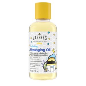 Zarbee's Baby Calming Massage Oil, Lavender & Chamomile, 4 fl oz - Image 13