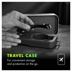 Gillette Labs with Exfoliating Bar Men's Razor - 1 Handle, 3 Blade Refills and Travel Case - Image 6