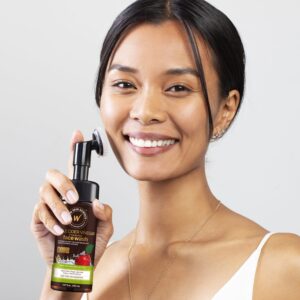 WOW Skin Science Apple Cider Vinegar Foam Exfoliating Face Wash & Brush 5.07 oz - Image 4