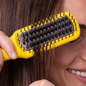 Drybar The Baby Brush Crush Mini Heated Straightening Hair Brush - Image 3