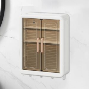 DOMELAY Bathroom Makeup Organizer Storage Rack Wall Mounted Hanging Storage Holder Cosmetics Organizer for Bathroom Accessories Decor - Image 7