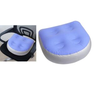 Spa Tub Booster Seat Inflatable Bathtub Massage Cushion Relaxation with Suction Cups for Adults Elders Kids at and Rest - Image 3
