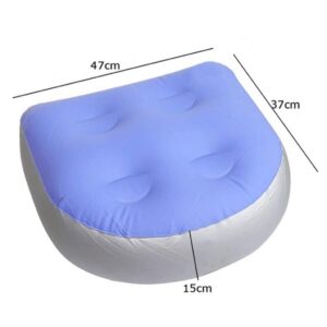 Spa Tub Booster Seat Inflatable Bathtub Massage Cushion Relaxation with Suction Cups for Adults Elders Kids at and Rest - Image 6