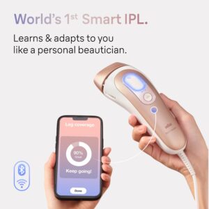 Braun IPL Skin I·expert, at Home Hair Removal, with Free App, Vanity Case, Venus Razor, 4 Smart Heads, Alternative for Laser Hair Removal, PL7387 - Image 3