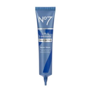 No7 Lift & Luminate Triple Action Face Serum with Collagen Peptides, All Skin Types, 1 oz - Image 8