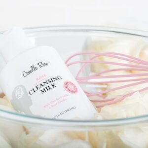 Camille Rose Cleansing Milk Moisturizing All Ages Shampoo with Flaxseed Milk & Rose Powder, 8oz - Image 3