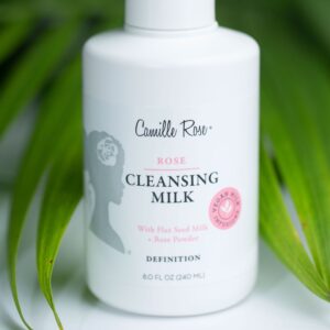 Camille Rose Cleansing Milk Moisturizing All Ages Shampoo with Flaxseed Milk & Rose Powder, 8oz - Image 4