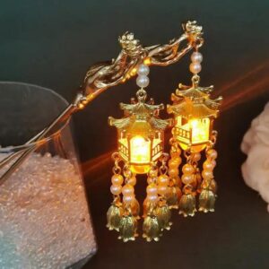 FulanDe Retro Classic Style Large Metal Hair for Women Hairpins for Thick Hair 1 pcs add 2 exchange lightbuld - Image 3
