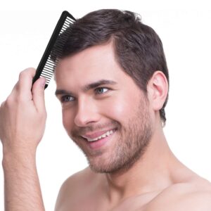 Professional Styling Comb Barber Cutting Comb Half Long Half Short Teeth - Image 5
