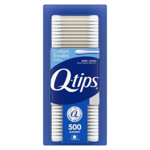 Q-Tips Cotton Swabs Original Cotton Swab Made With 100% Cotton 500 Count - Image 1